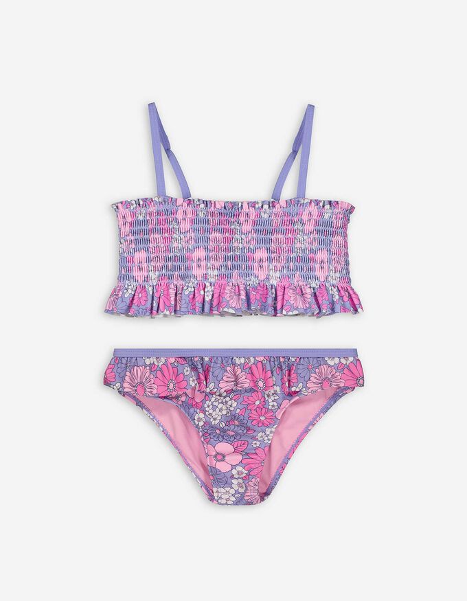 Set aus Bikinitop und Bikinislip - Volants