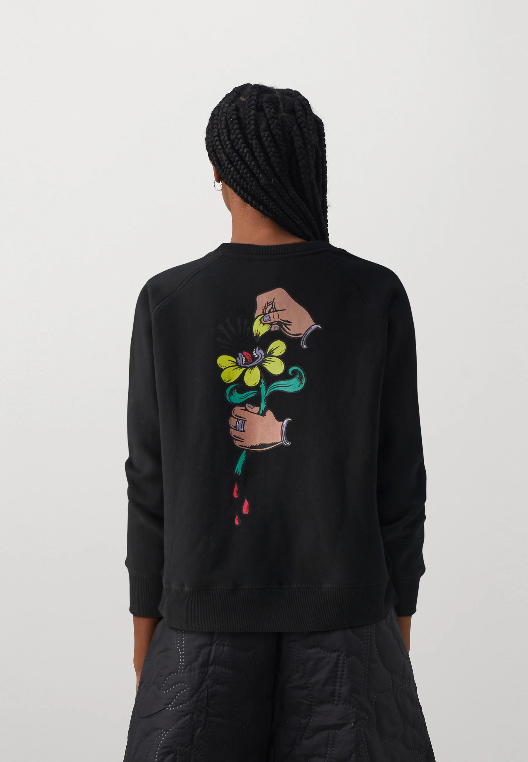 Sudadera Santa Cruz DELFINO LOVES ME NOT CREW