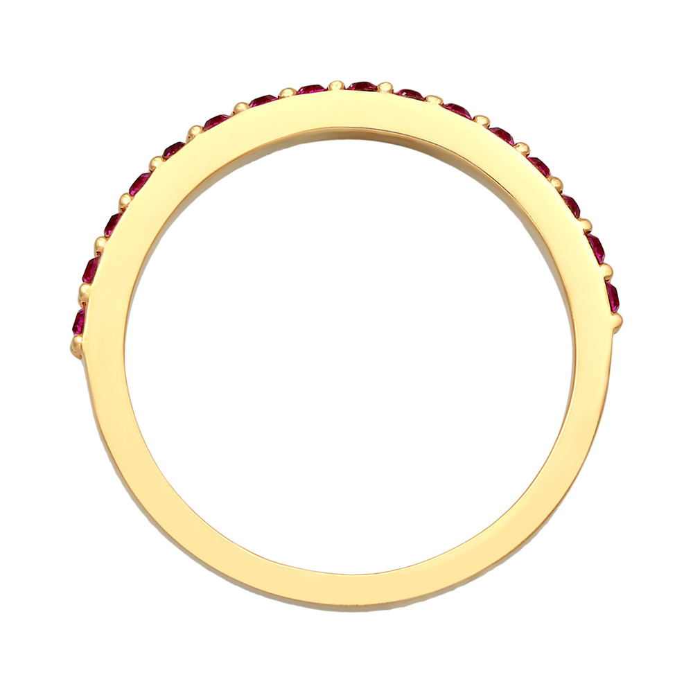 Elli Elli Bague Femmes bande Memoire avec cristaux en argent sterling 925 Bague