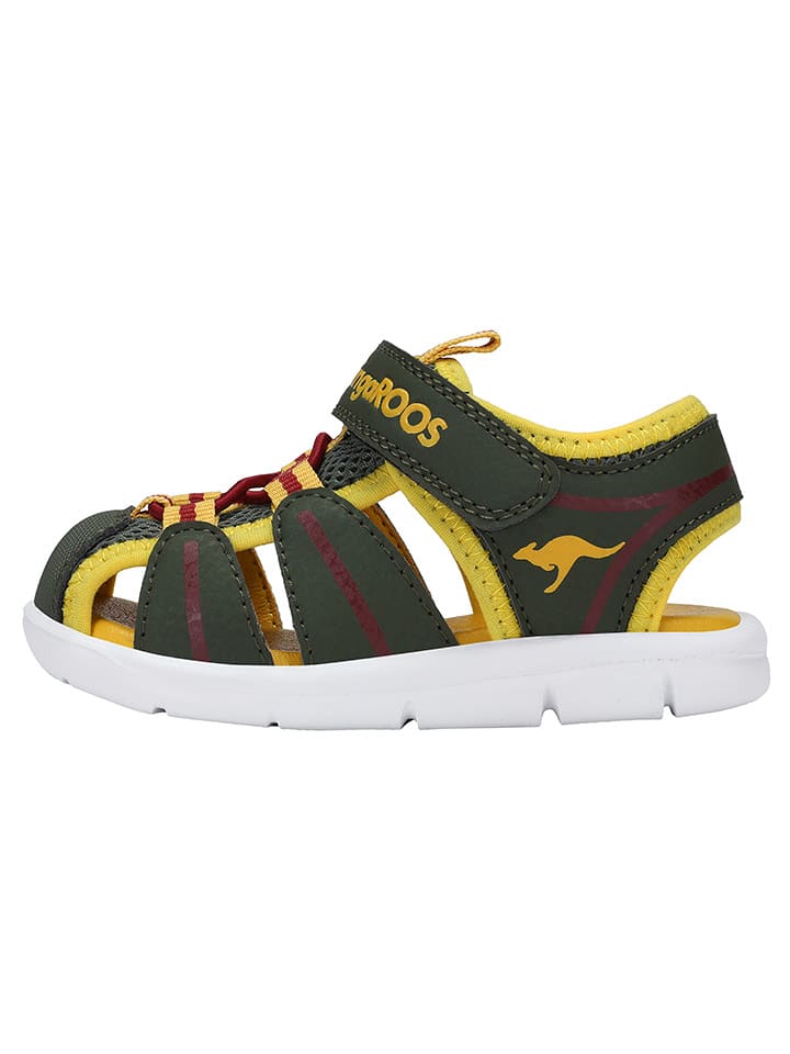 Kangaroos Halbsandalen in Khaki/Gelb günstig kaufen