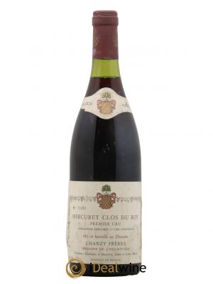 Mercurey 1er Cru Clos Du Roy Domaine Chanzy Freres 1989 - Lot de 1 Bouteille