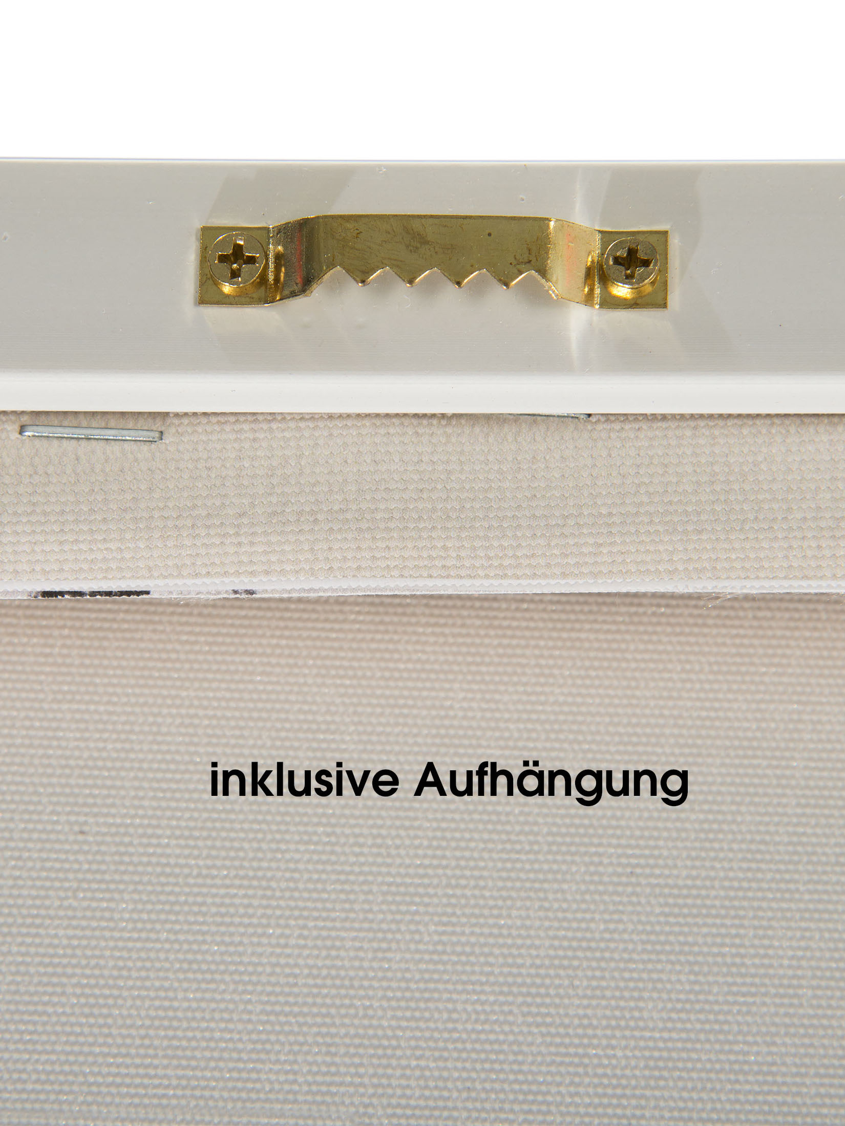 Klimata Leinwand-Druck-handbemalt, Schwarz/Weiss