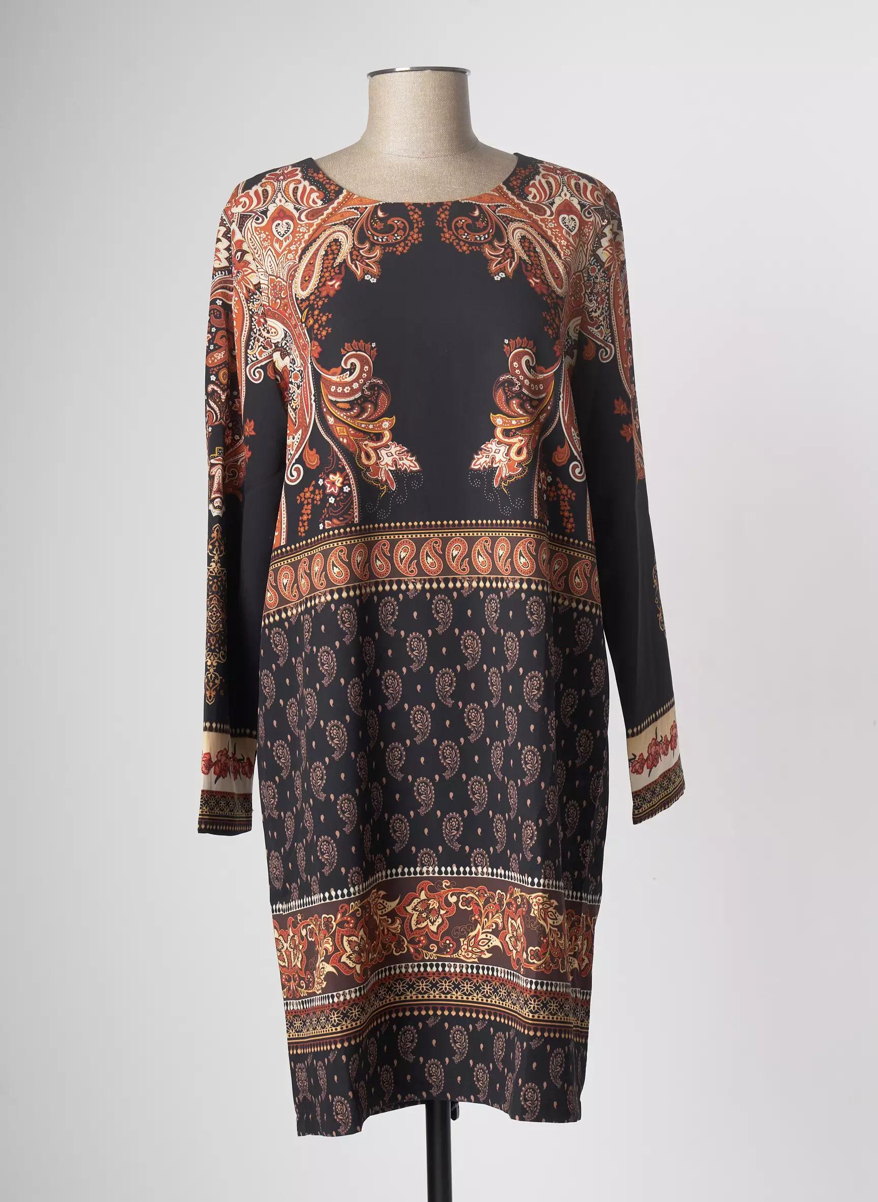 Multiples Robes Mi Longues Femme couleur noir