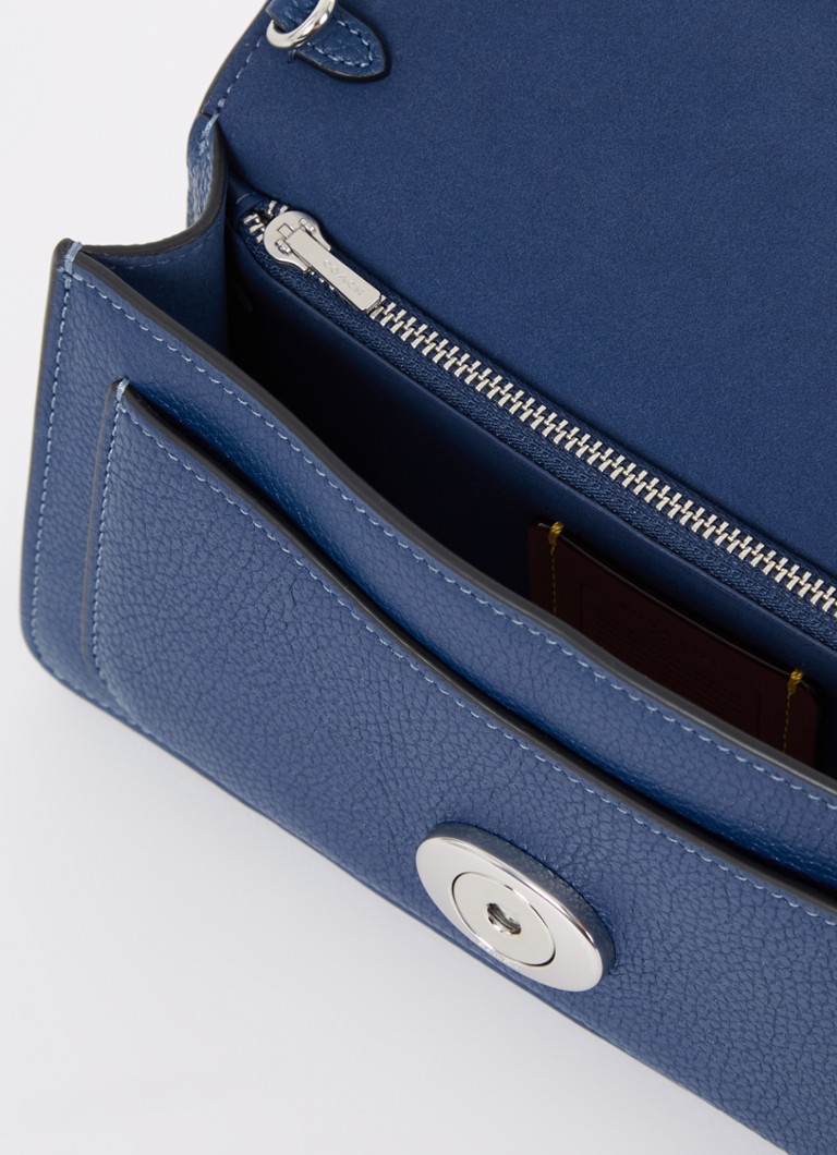 Leather Coach Tabby clutch with detachable shoulder strap