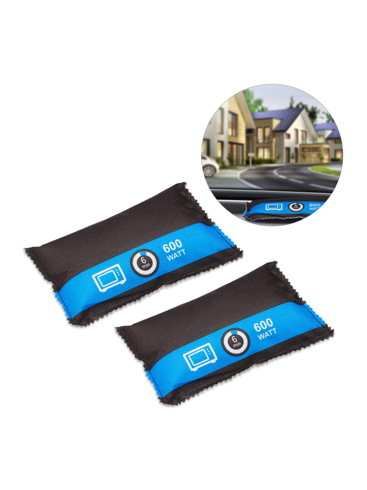 relaxdays 2x Luftentfeuchter Auto in Schwarz günstig kaufen onesize