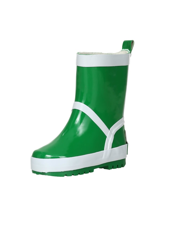 Playshoes Gummistiefel uni in Grün günstig kaufen