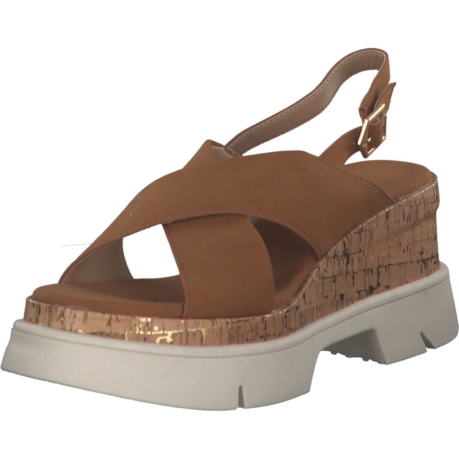 Bagatt Trish AEI81, Plateau-Sandaletten, Damen, Braun