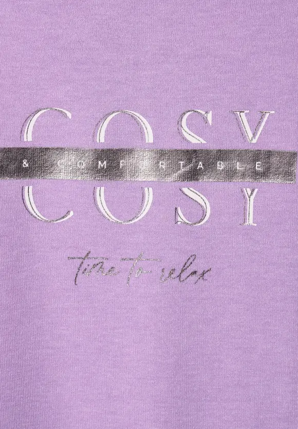 Street One Shirt mit Schimmer Wording
