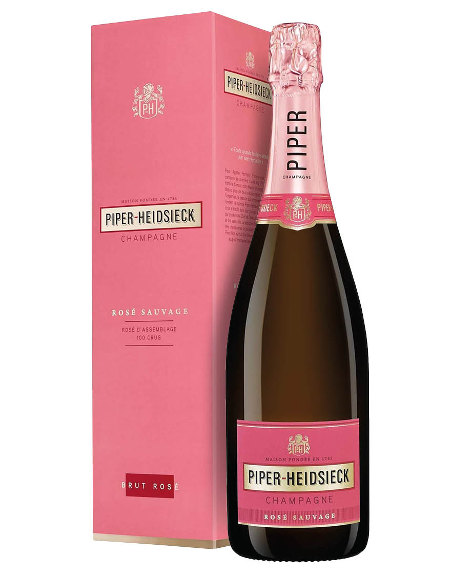 Champagne Brut AOC Rosé Sauvage Piper-Heidsieck 0,75 ℓ, En Étui