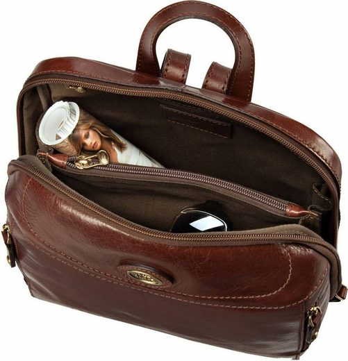 THE BRIDGE Handtaschen braun 04421101 Rucksack cognac