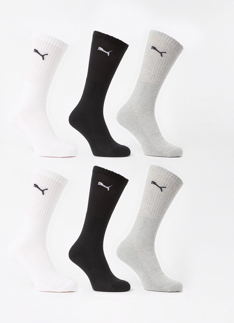 Pachet de 6 șosete sport cu logo-ul Puma