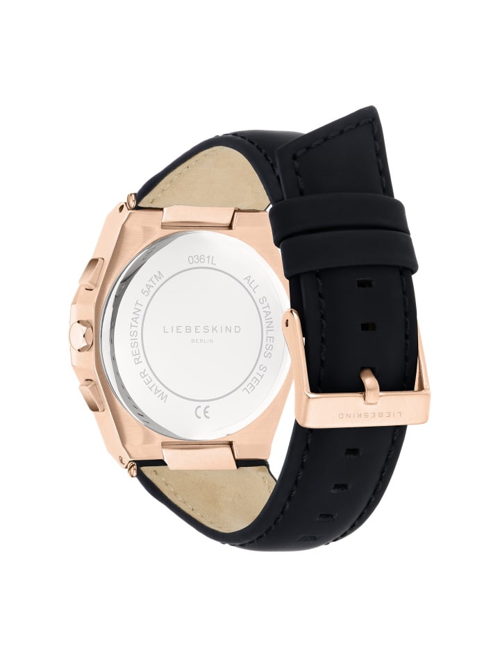 LIEBESKIND BERLIN Armbanduhr in schwarz günstig kaufen onesize