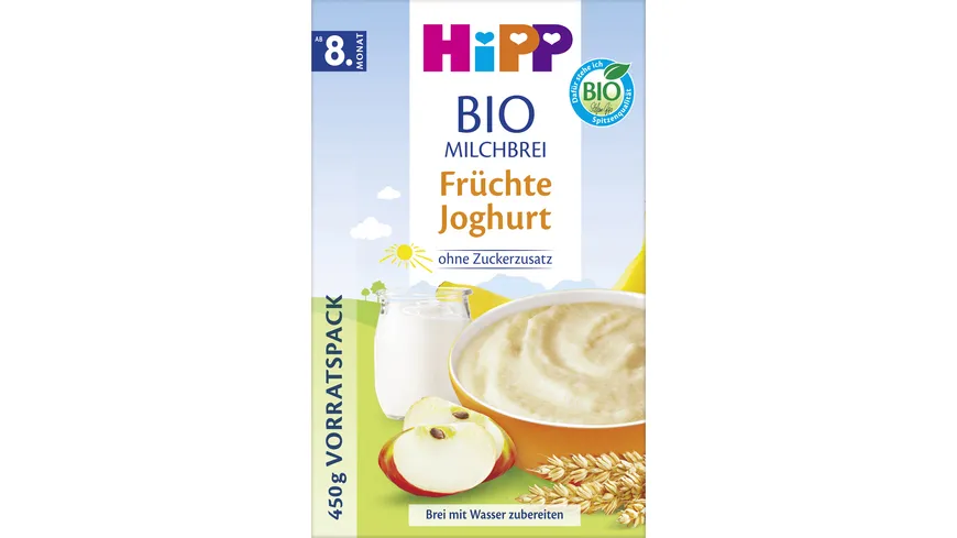 HiPP Bio-Milchbreie ohne Zuckerzusatz 450 g