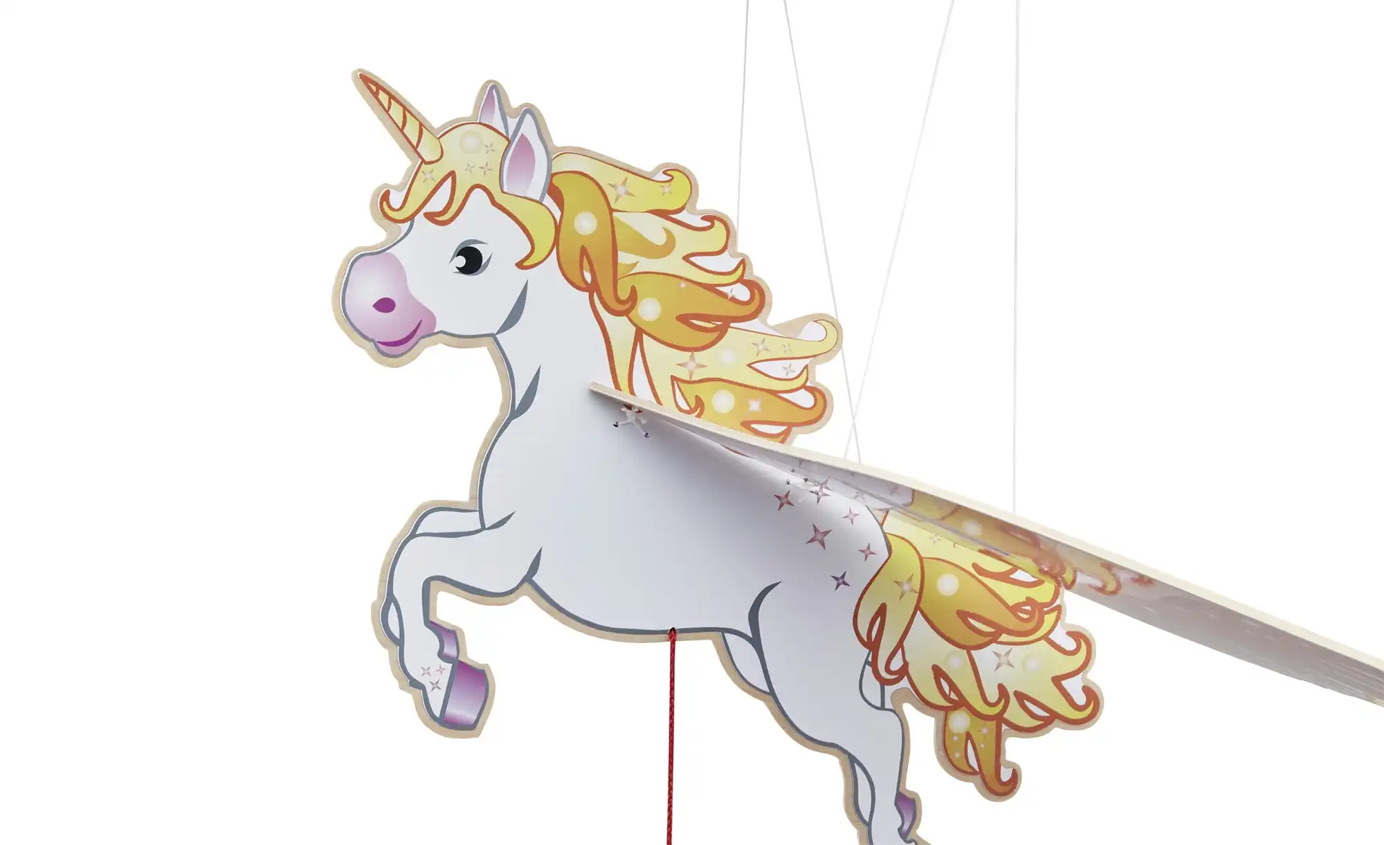 Deckenleuchte, rosa 5-flammig Einhorn