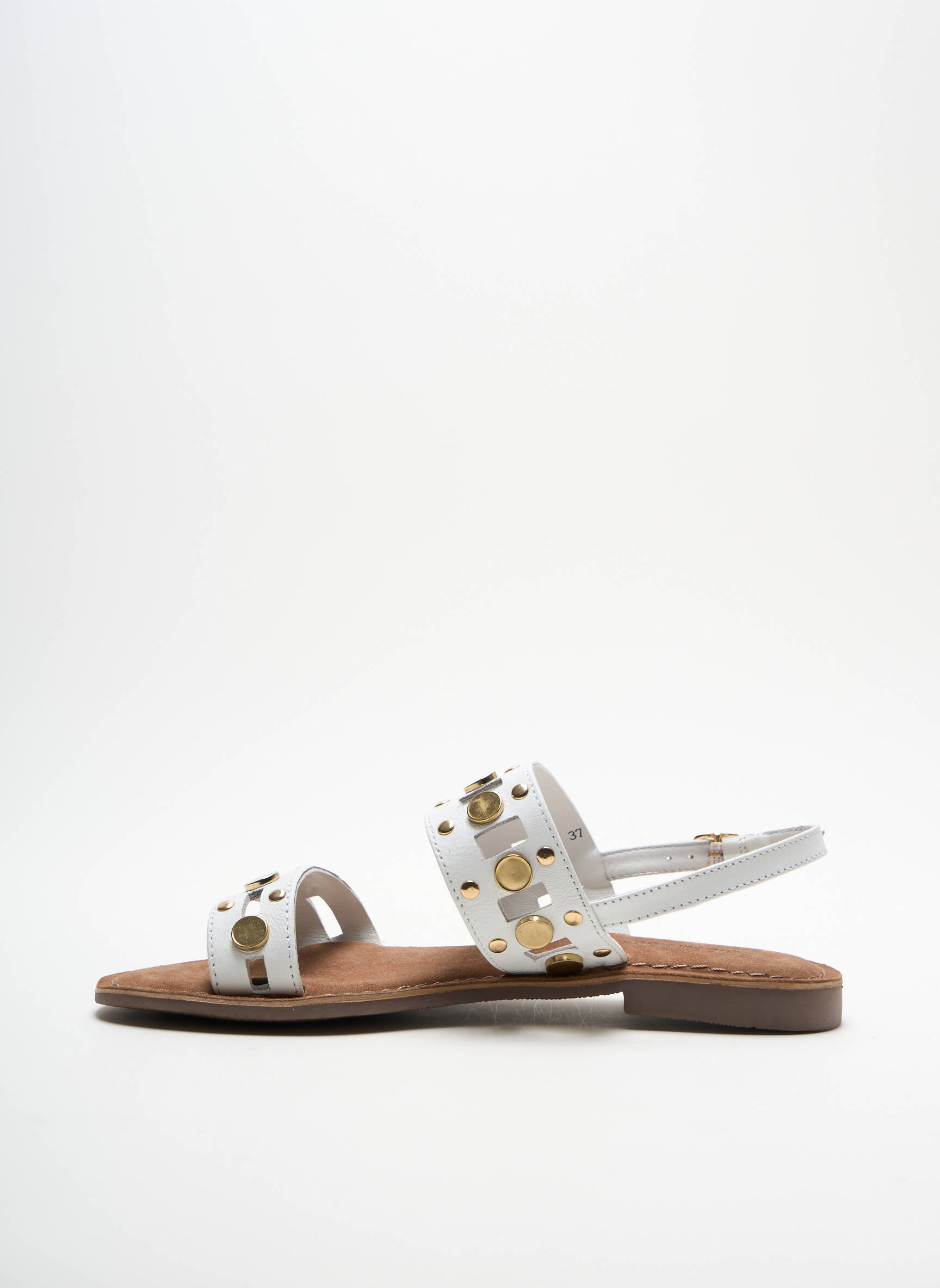 Elue Par Nous Sandales Nu Pieds Femme couleur blanc