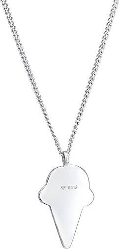 Elli Halskette Kinder Eis Sweet Emaille 925 Silber