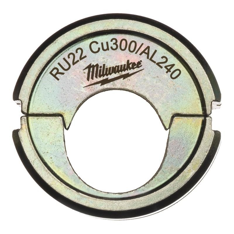 Milwaukee pribor 4932451789 RU22 Cu300/AL240 Čeljust za krimpovanje 300/240mm² za M18 HCCT-201C alat za krimpovanje
