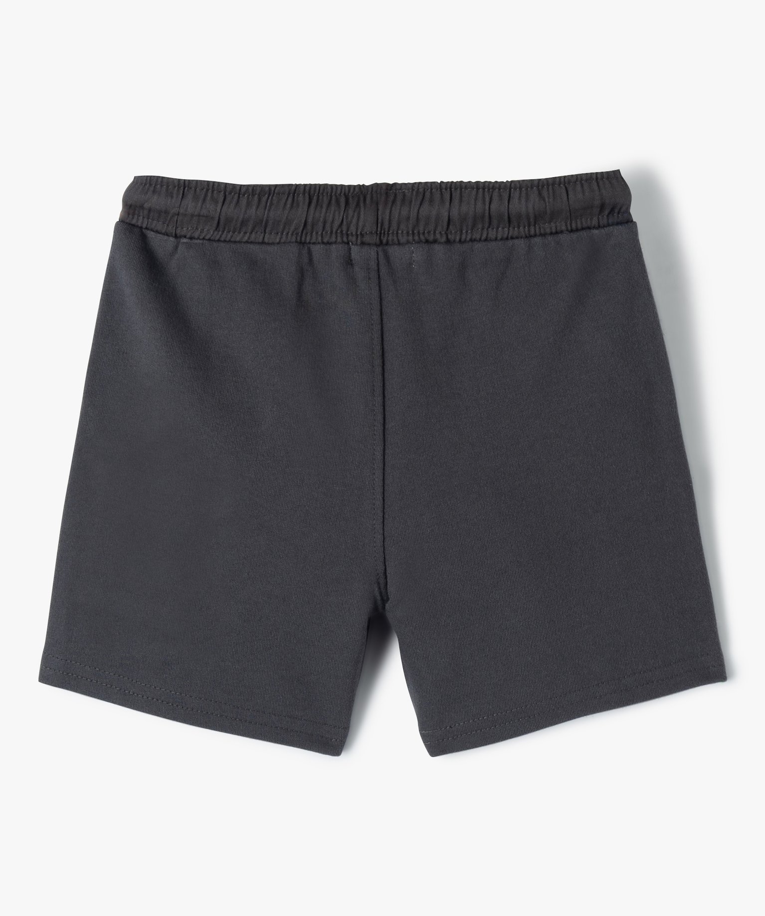 Short bébé Garçon en maille avec poche latérale gris fonce | GEMO