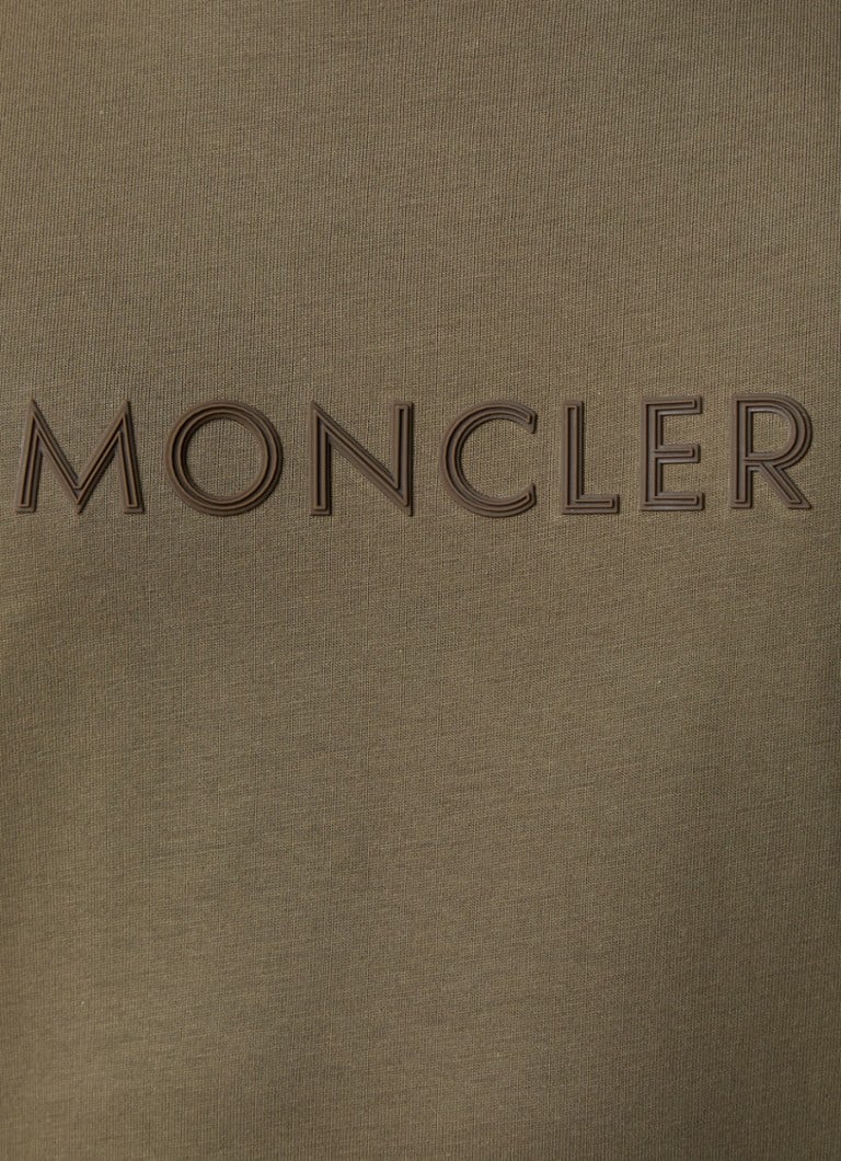 Moncler marškinėliai su logotipo spauda
