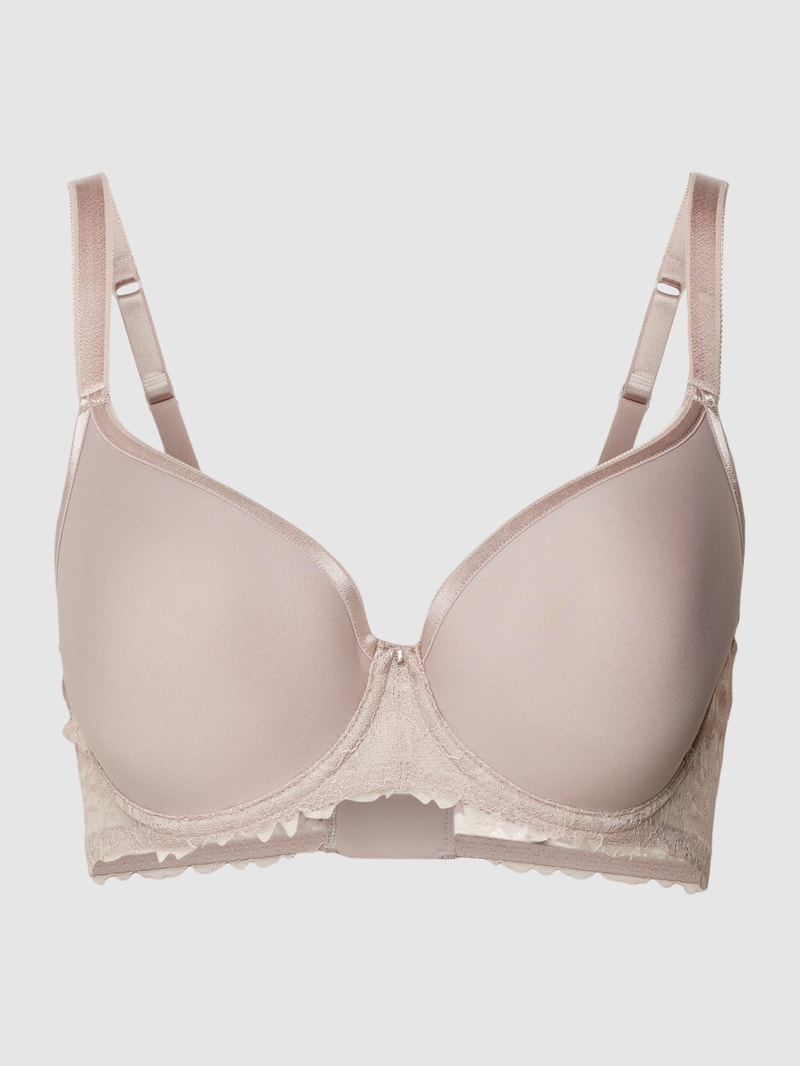 BH mit Spitze-Details Modell 'Luxurious' in hellbraun