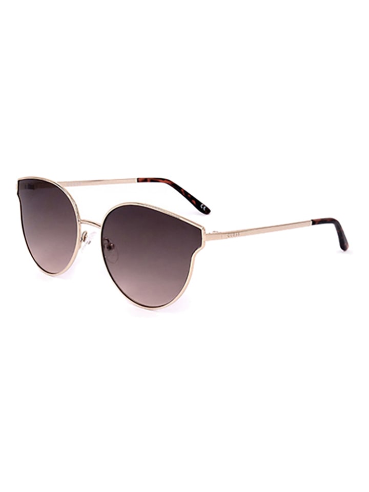 Guess Damen-Sonnenbrille in Braun/ Gold günstig kaufen 61
