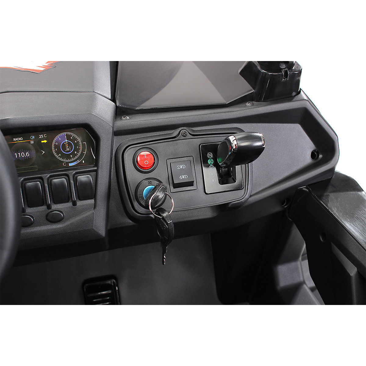 Kinder Elektroauto UTV Buggy MX - 4x35 Watt - Kinderauto mit Fernbedienung - Soundmodul