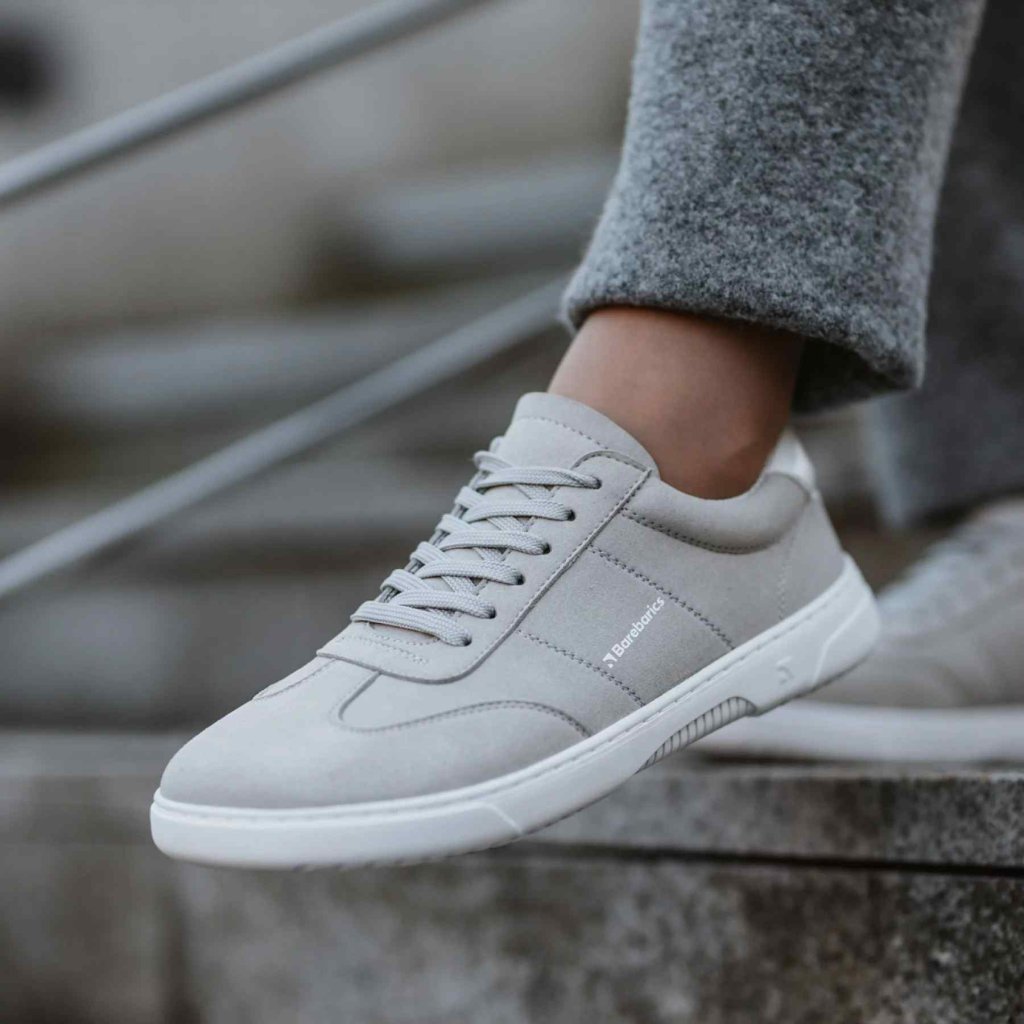Be Lenka Barebarics Pulsar Grey&White K Barfußsneakers