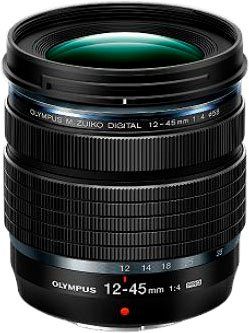 Olympus M.Zuiko Digital ED 12‑45mm F4 PRO Zoomobjektiv, (inkl. Gegenlichtblende)