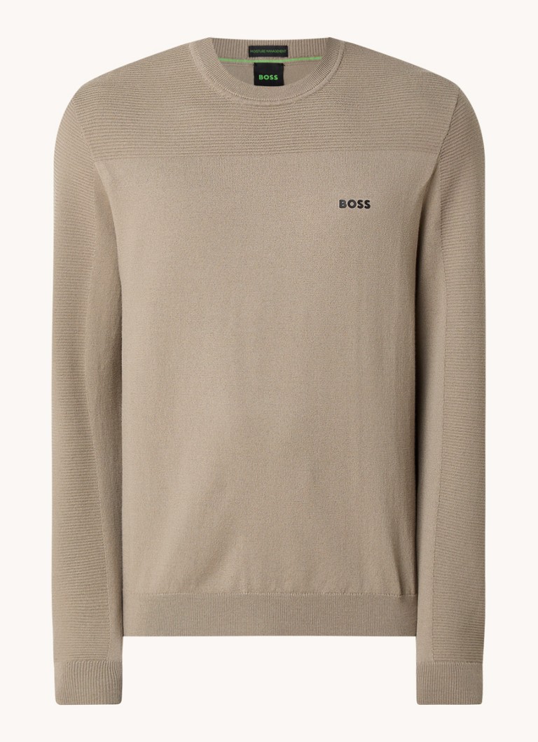 HUGO BOSS Momentum fine-knit sweater in wool blend