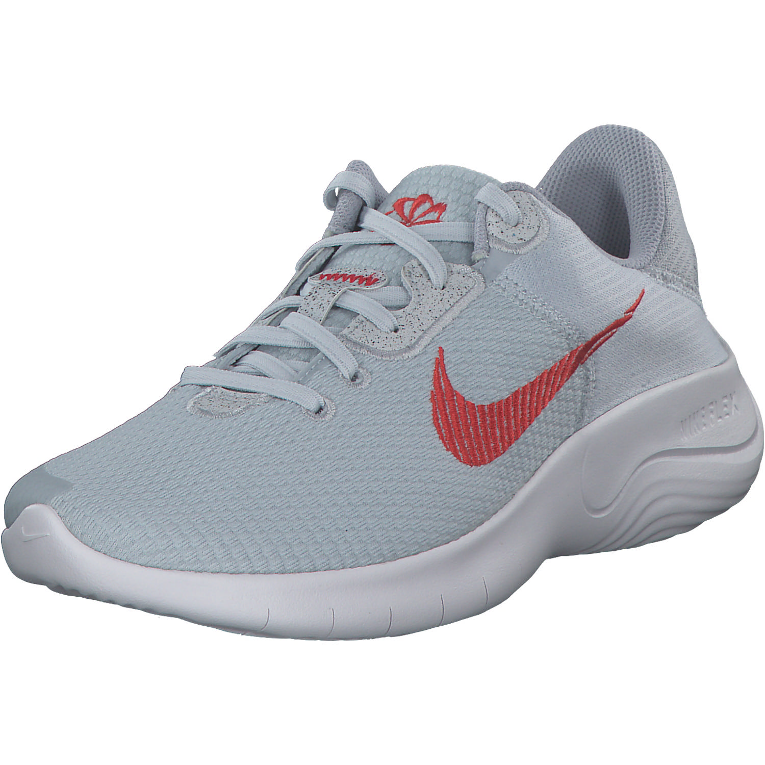 Nike Flex Experience Run 11 DD9283, Sneakers Low, Damen, pure plat/lt crimson/wolf grey
