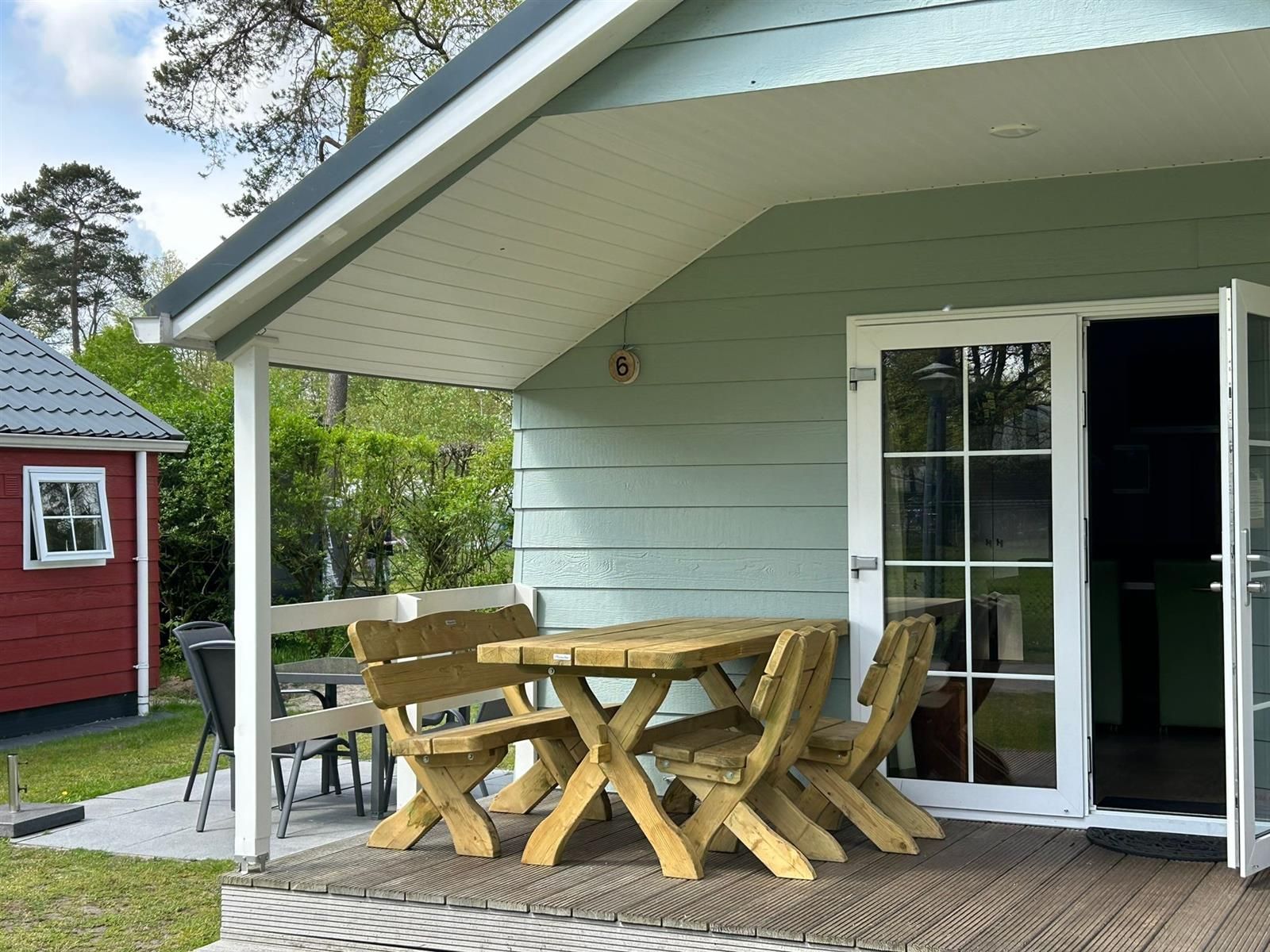 MaximaVida Provence 170 cm Gartentisch aus Holz