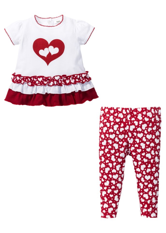 Baby T-Shirt + Leggings (2-tlg.) Bio-Baumwolle