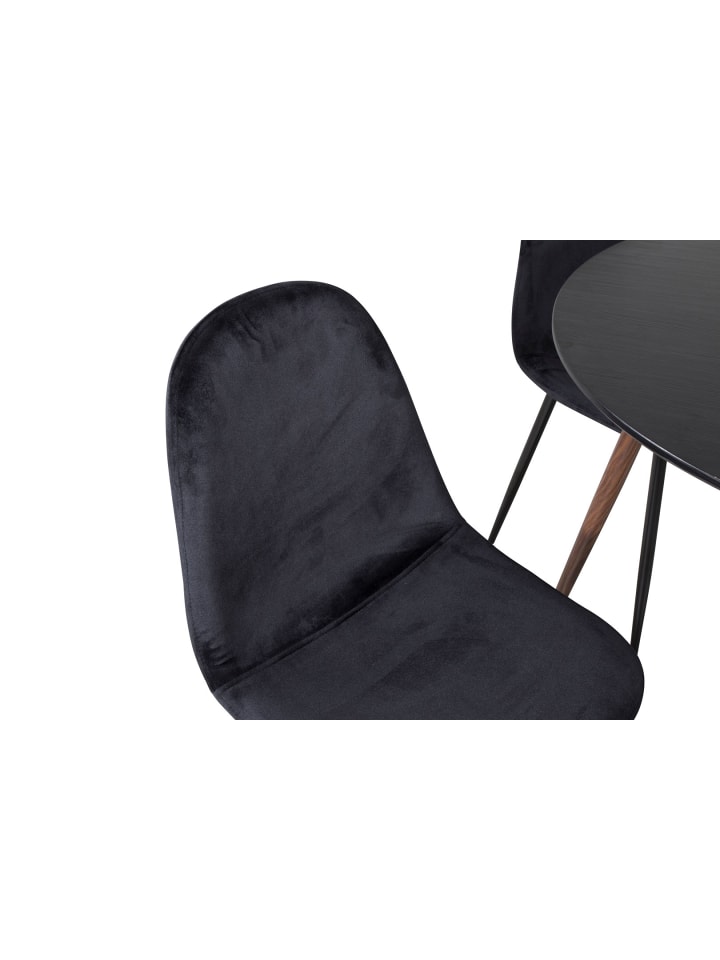 ebuy24 Essgruppe Plaza 16 (5-teilig) Schwarz 100 x 100 cm günstig kaufen onesize