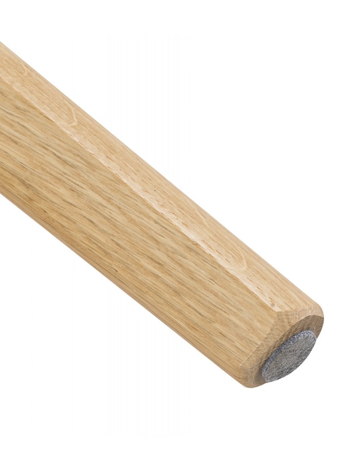 KADIMA DESIGN Runder Esstisch mit Eichenfurnier | Nordisches Design in Beige günstig kaufen onesize