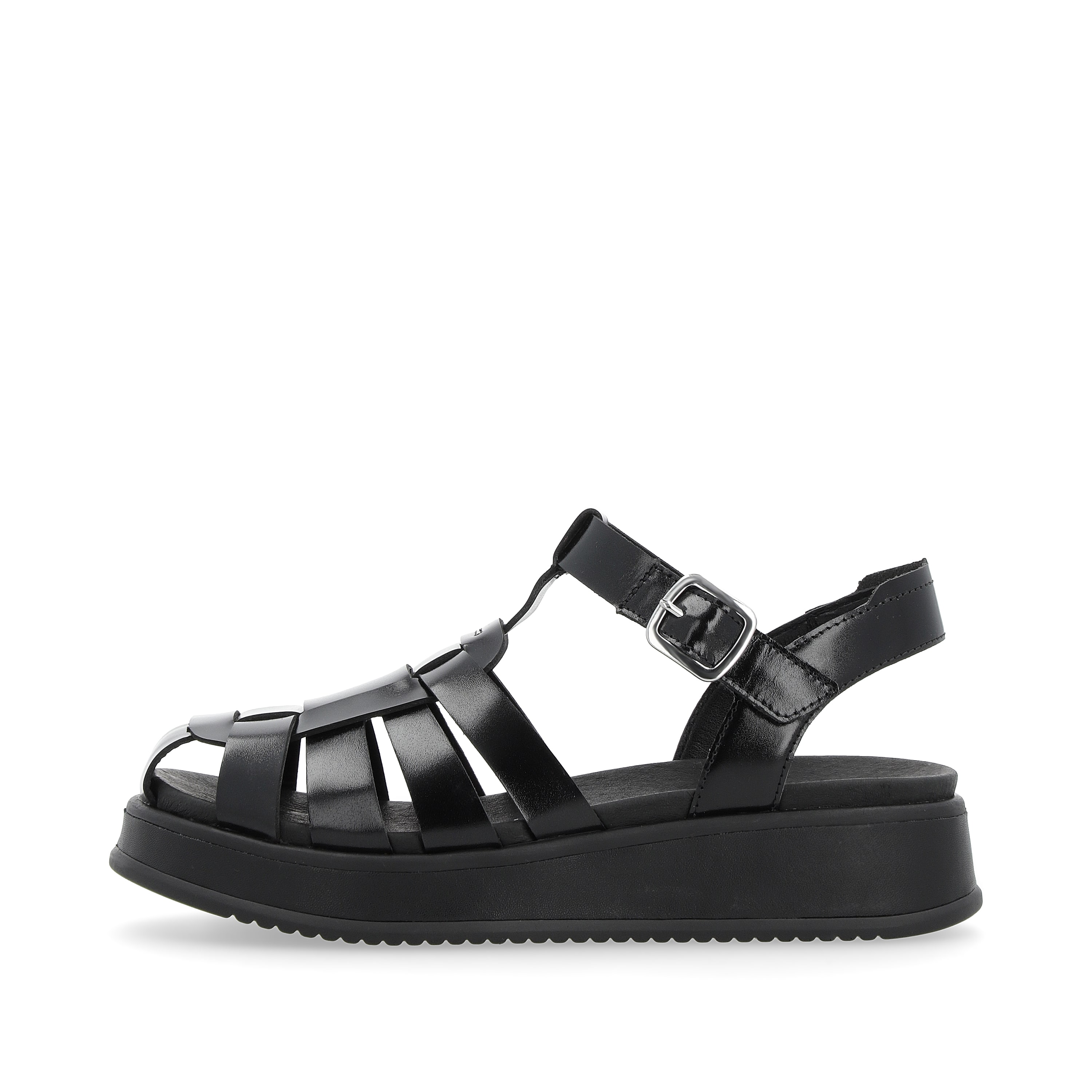 Rieker Damen Riemchensandalen noir