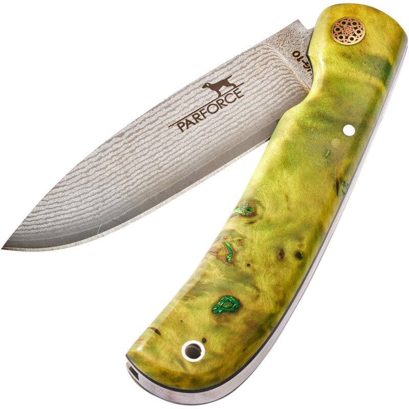Parforce Klappmesser Damast Birke