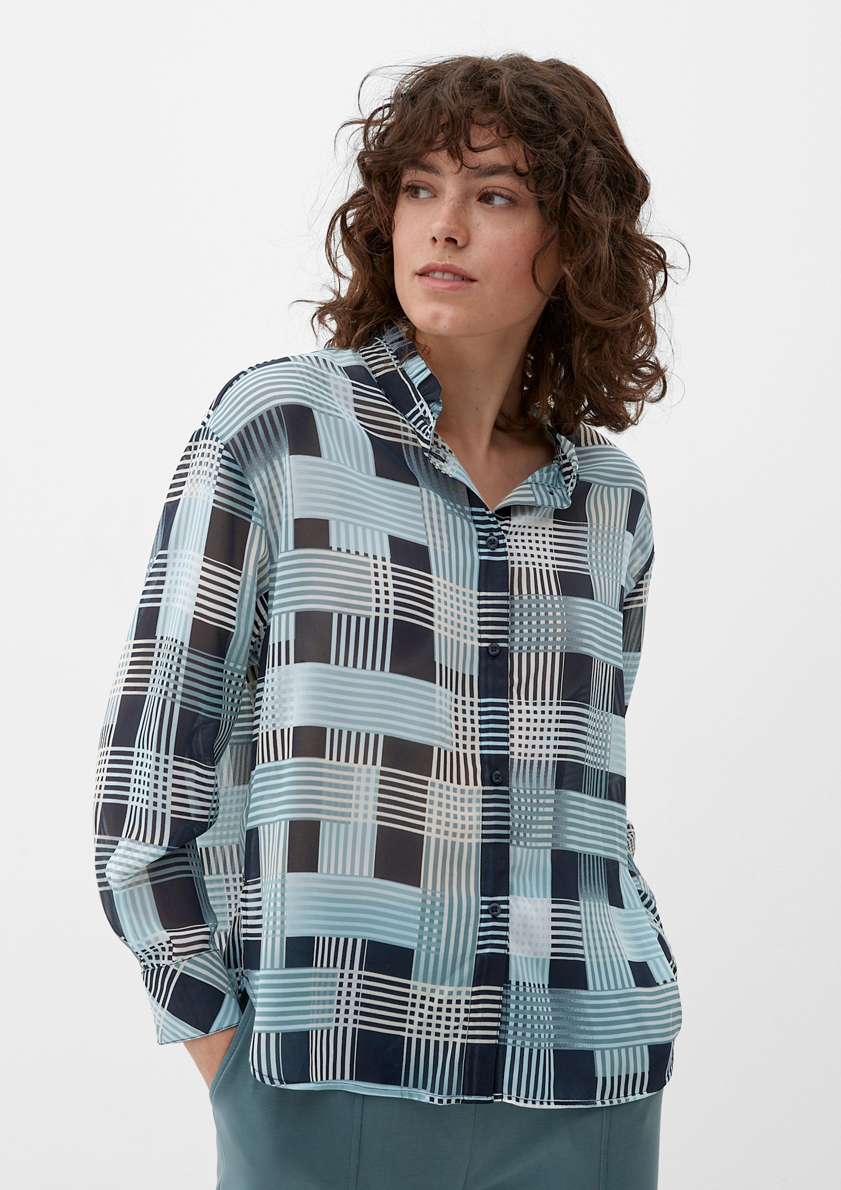 Bluse mit Rüschenkragen  2128318-59A1