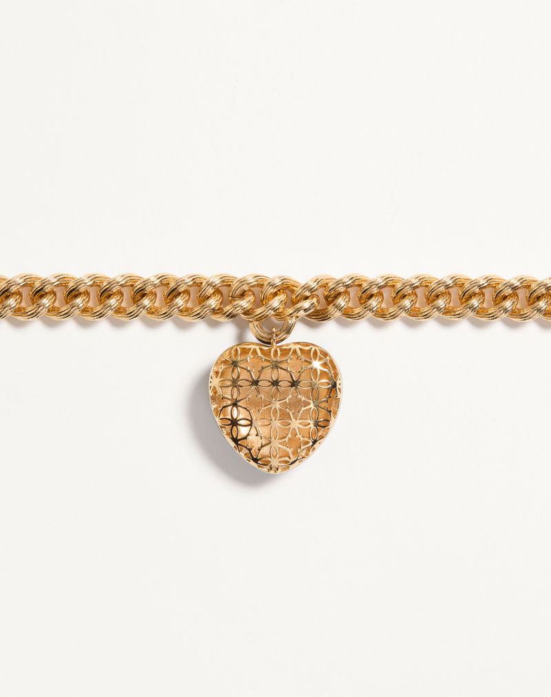 Pulseira Coeur Royal em metal e esmalte