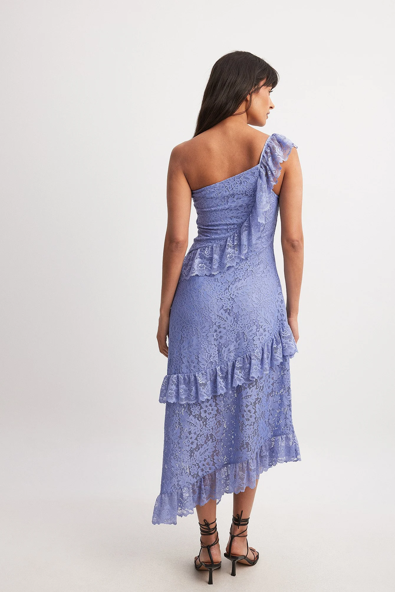 Midikleid mit Spitze