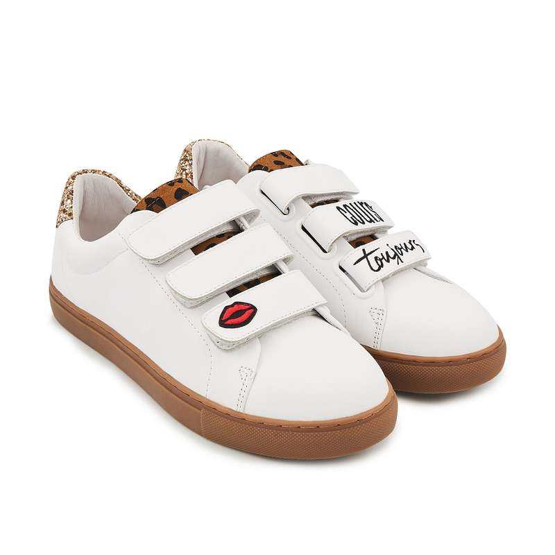 Baskets en cuir Edith cours toujours