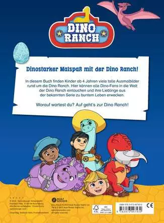 Dino Ranch: Mein dinostarkes Malbuch