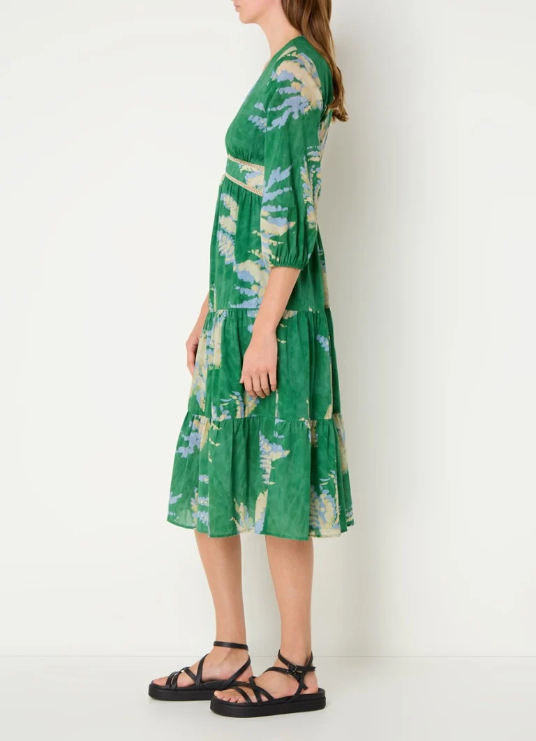 Rochie midi Parela de la ba&sh cu imprimeu floral