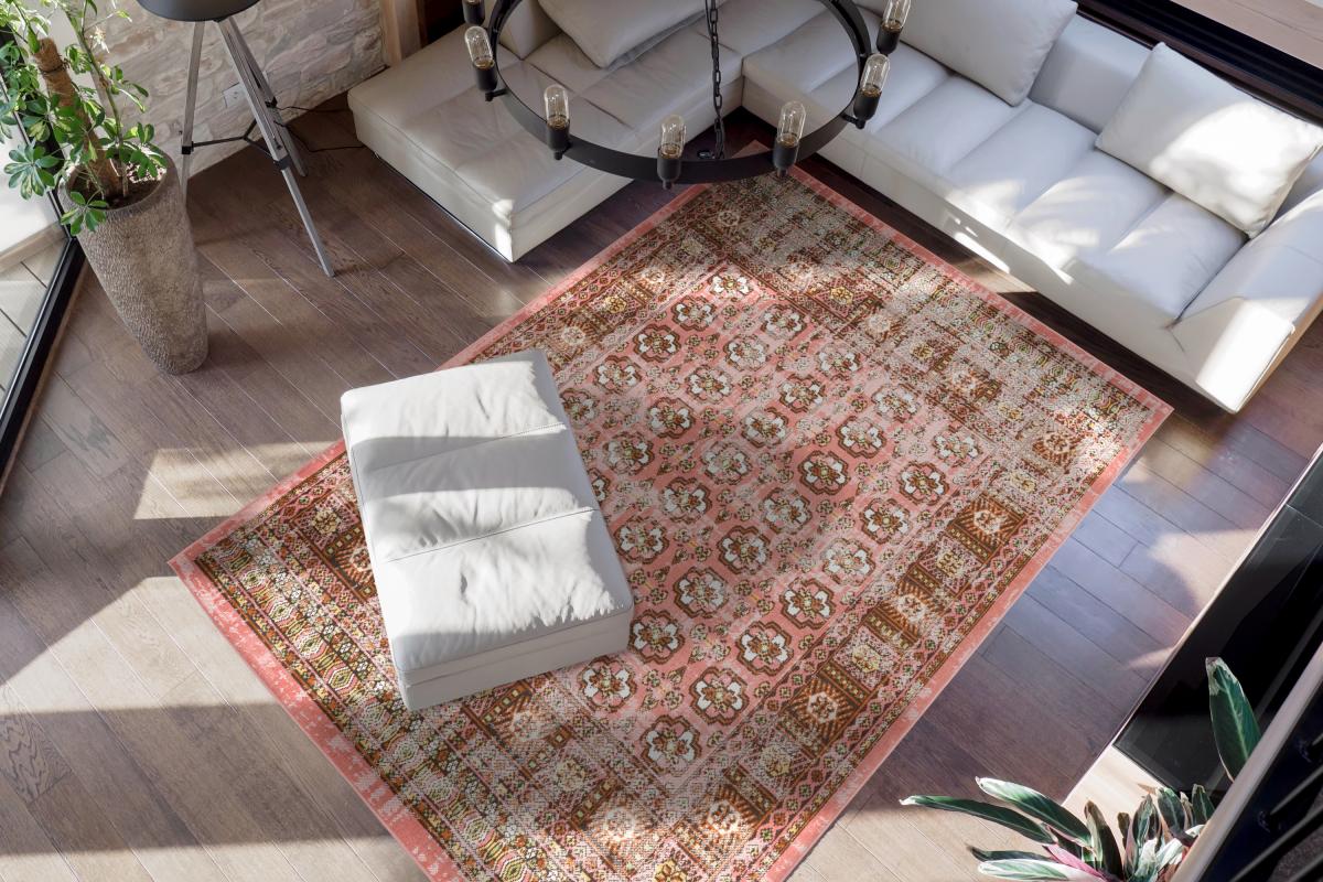 megusta Vintage-Teppich Rot 120cm x 170cm