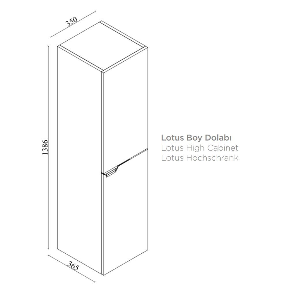 Karen Badmöbel-Set Lotus, (Komplett-Set, Standartmäßig 3-Teilig (Unterschrank, Spiegelschrank, Waschbecken), Optionaler Hochschrank, Unterschrank mit Schubladen, Spiegelschrank mit Türen & Regalen), Innovatives Design, Highgloss, Softclose, Griffleis