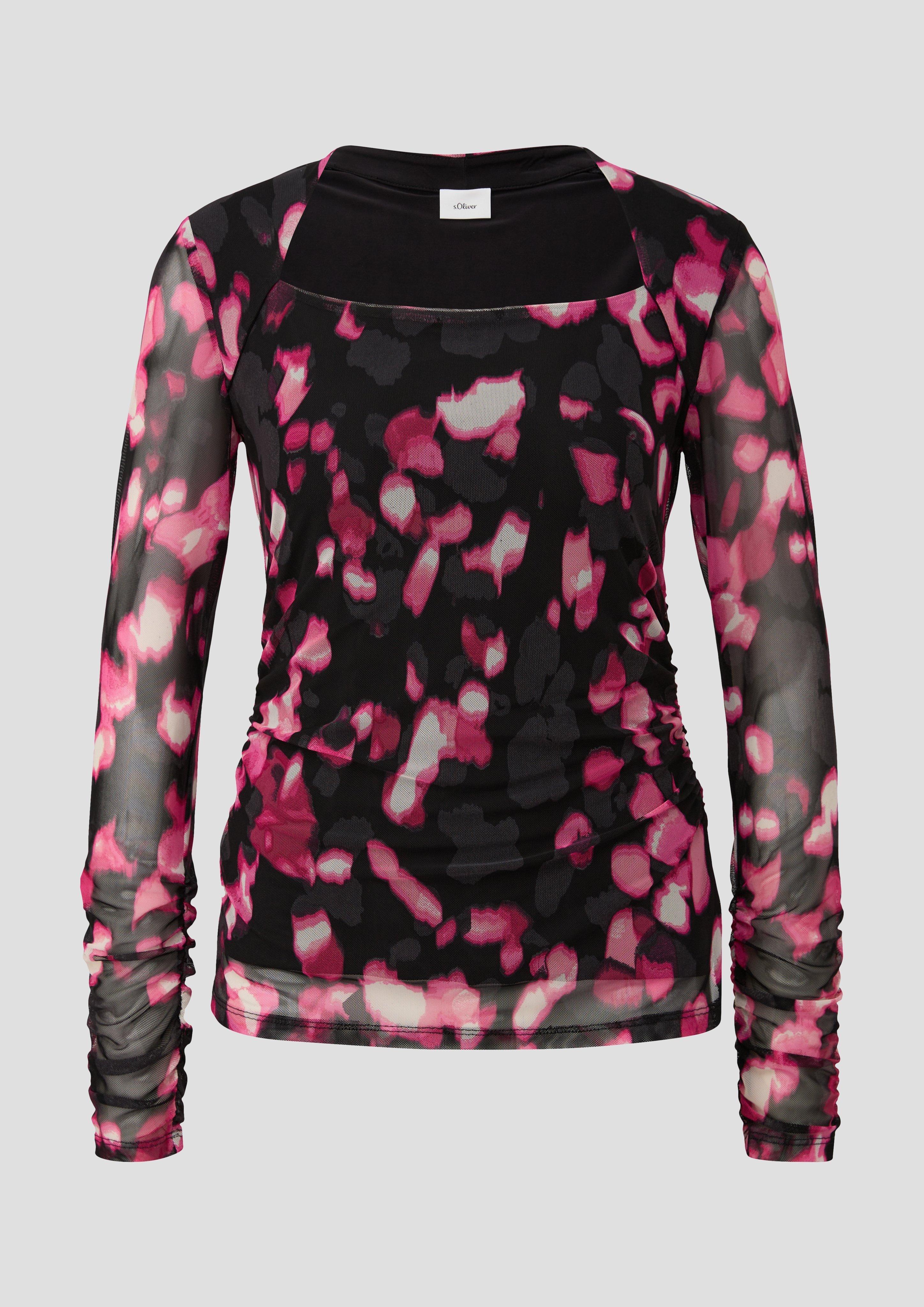 Longsleeve aus Mesh  2138503-99A3