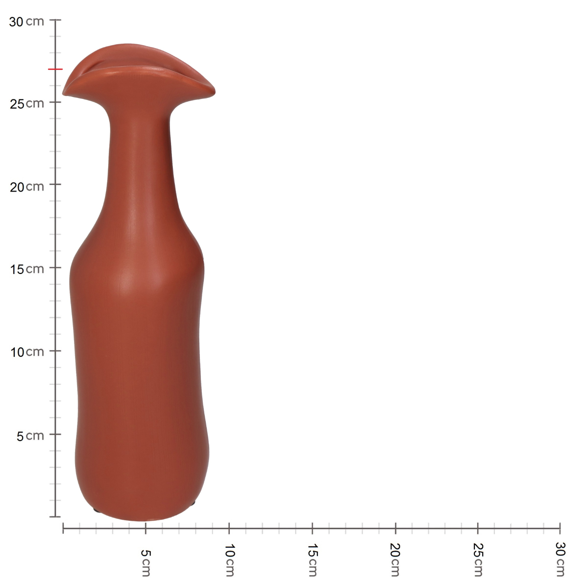 Trendhopper Vase Organic Erdfarben 27 cm