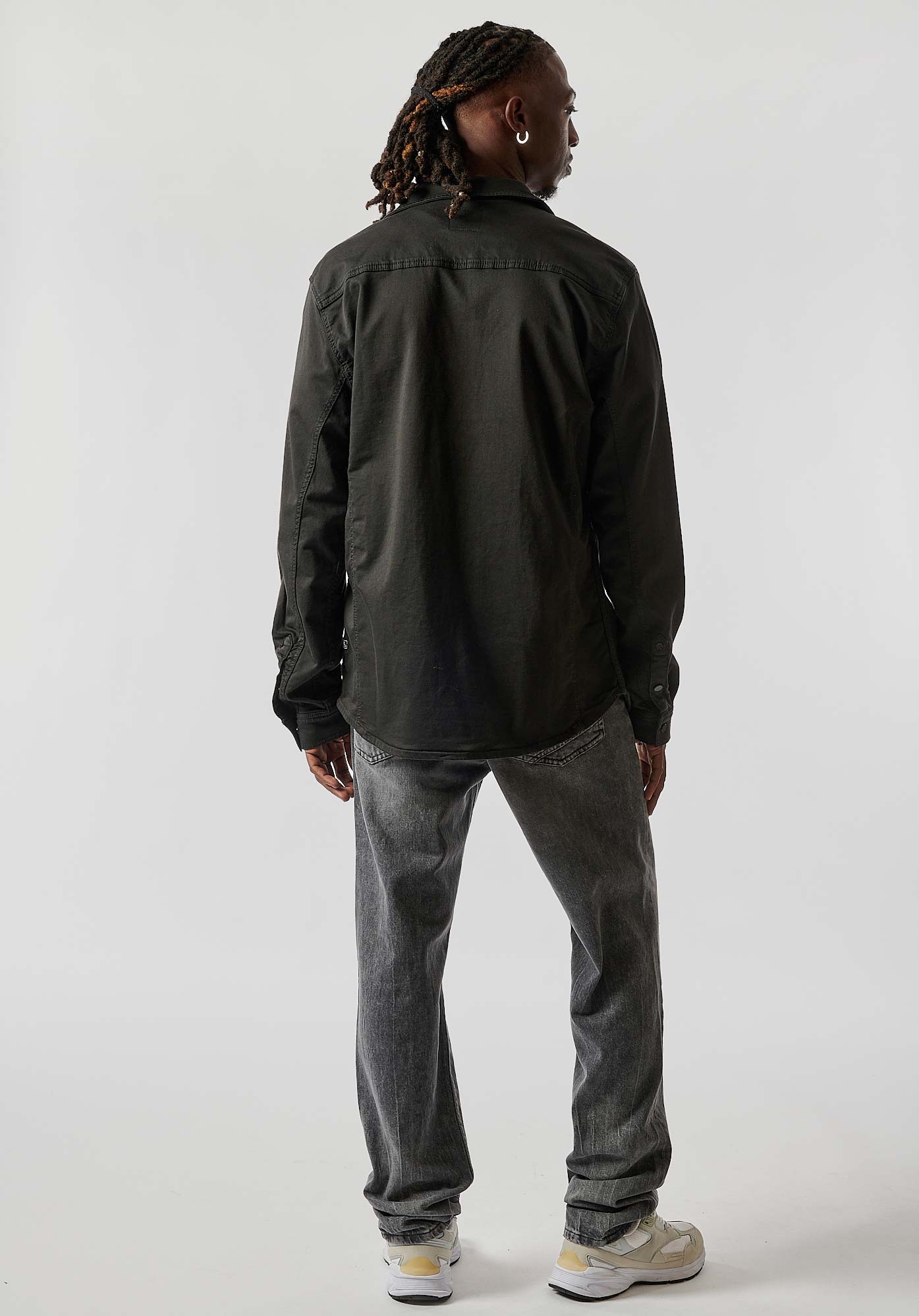 RINGO  Chemise en jean noire Homme
