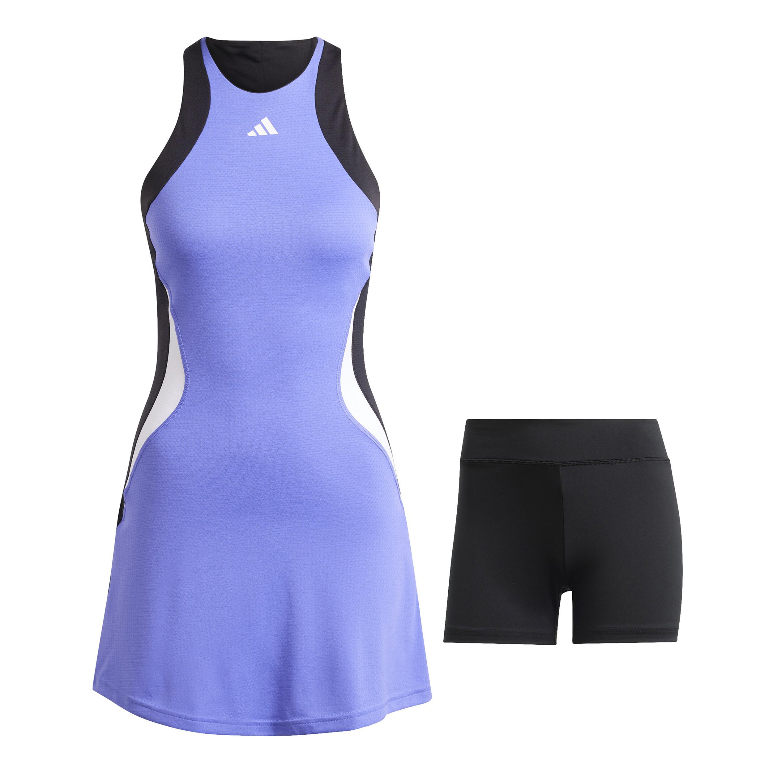 Premium Pro Kleid Damen - Lila, Schwarz