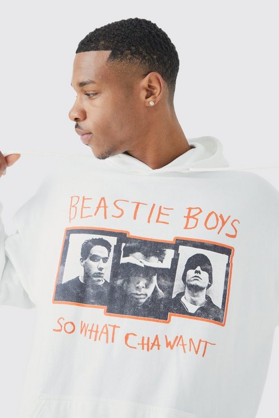 Oversize Hoodie mit lizenziertem Beastie Boys Print