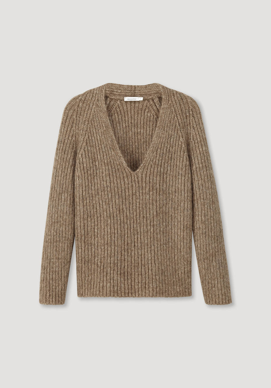 Pullover aus Alpaka mit Bio-Baumwolle